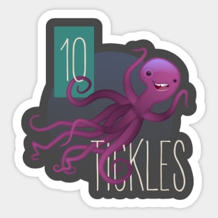 Ten Tickles Dad Joke Sticker